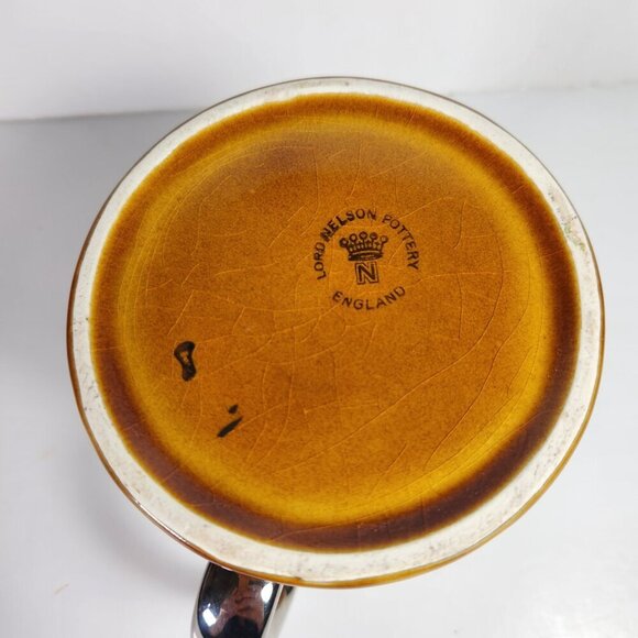 Lord Nelson Ware Beer Stein A Good Husband Elijah Cotton Stafford England 70s - Picture 7 of 7